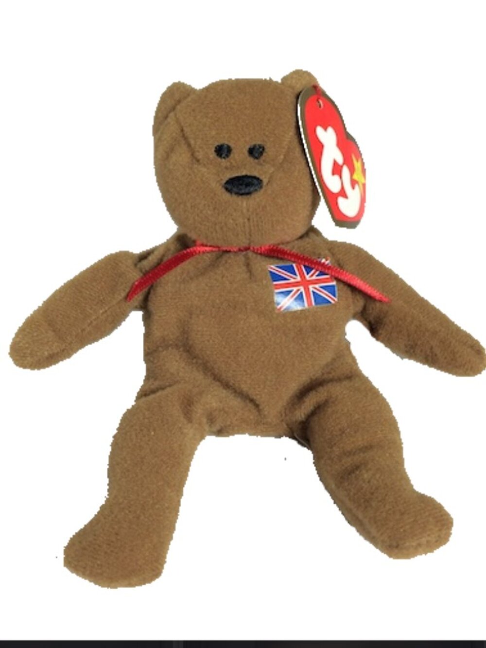 Vintage‎ 1999 McDonald's Ty Britannia the Bear Plush in package SEALED